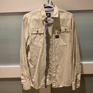 Great brand! *G-star button down shirt - denim